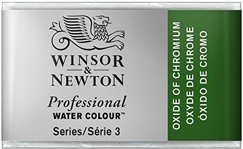 Winsor & Newton Professional Water Colour Paint Whole Pan, Oxide Chromium