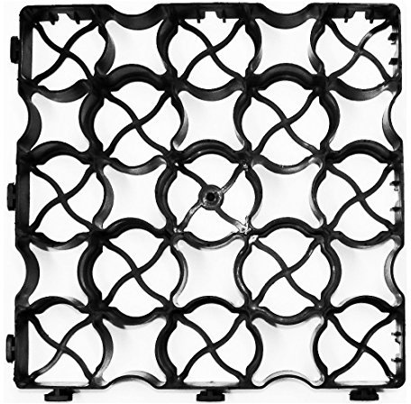 8ft x 8ft Shed Base - 64 x TruePave Grass Plastic Paver Slab Grids, Paths Parking Driveway