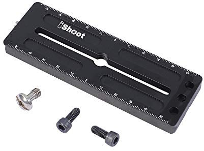 iShoot QS-120 120x39mm Metal Quick Release Plate for Camera Tripod Ball Head