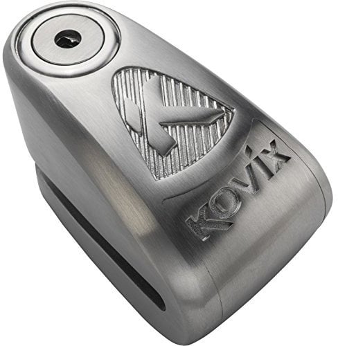 Kovix Alarm Disc Lock Motorbike Lock, Disc Brake Lock 120db. High Security Disc Lock for Motorcycle. 14mm Pin. Stainless Steel Body