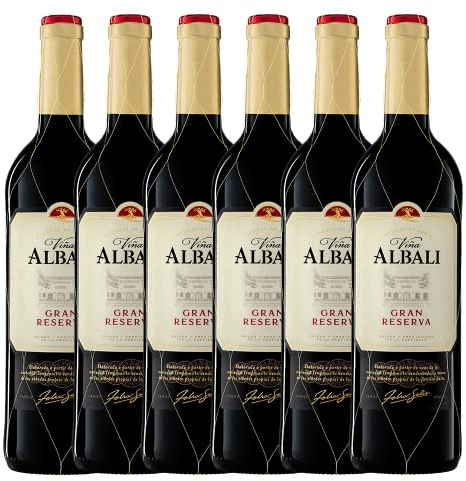 Viña Albali Gran Reserva Sel. Privada Tinto D.O. Valdep Vino - Paquete de 6 x 750 ml - Total: 4500 ml