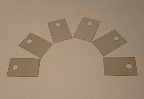 Markenlos Set 6x Glimmerscheibe Isolierscheibe TO220 TO-220 f Kühlkörper Montage 18x12mm