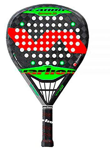 Varlion Cañon Difusor Carrera S 2018 - Pala de pádel, Adultos Unisex, Verde, 380