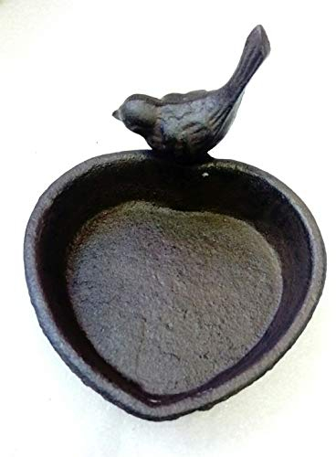 Ambiance Sud Vogelfutterhaus aus Gusseisen, Vogel