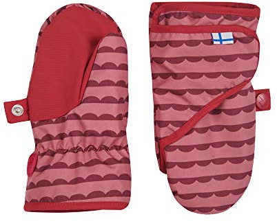 Finkid Lapanen Soft Kinder Winter Handschuhe Fäustlinge mit Klettverschluss