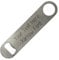 ShopQuality4U Personalised Stainless Steel Bar 18cm/7 Blade Bottle Opener Printed with Any Message That Does Not Fade or Wash Off - Enter Your Own Custom Text Xarrow Font Double Sided