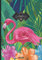 KOTAO Notizbuch Kariert DIN A4 #310 Tropical Flamingo: (150 Seiten, 90g/m2, Softcover, Doppelrand, Seitenzahlen - Notizheft, Schulheft, Matheheft, Tagebuch, Graph Paper Notebook, Skizzenbuch)