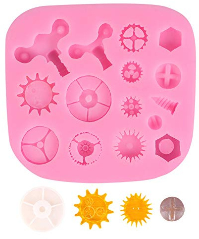 DUBENS Dampf Punk Silikon Kuchen dekorieren Mold Zahnräder Gear Schraube Fondant Schokolade Form Cupcake Kochen Werkzeug Vereisung Backen Vintage