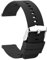 TStrap Montres Bracelets Silicone 20mm - Remplacement Bracelet de Montre Étanche à Dégagement Rapide en Caoutchouc Noir - Plusieurs Couleurs pour Hommes Femmes Smartwatch Sport - 18mm 22mm
