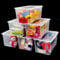 ABBAware 6 Pack Storage Boxes with Lids, Small Storage Box, Plastic Stackable Storage Box, Clear, 23 x 15 x 10cm, 2.75L