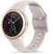 Mugust Armband für Garmin Vivoactive 3/Venu Sq/Venu Sq 2/Vivomove 3, 20mm Sport Ersatz Kompatibel mit Forerunner 245/645 (Mondweiß)