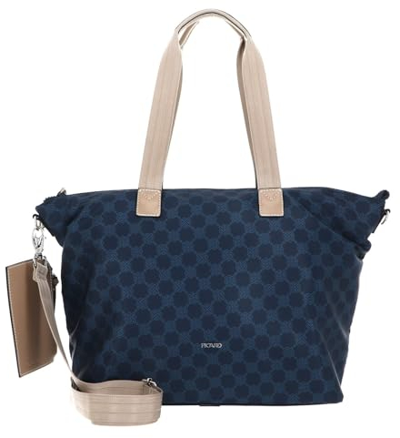 Picard Damen Shopper Yeah 3250 aus Nylon mit Reißverschluss in der Farbe Navy, 45x30x16 cm, 32504V0743