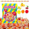 PIRULETAS SURTIDAS MULTISABOR - Bolsa YAKETAS marca JAKE 150ud, 1kg. Sabor cereza, limón, naranja- Caramelos dulces. Ideal fiestas, cumpleaños, obsequio empresas - Sin gluten, sin lactosa, sin grasa.