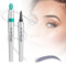 Kidmis Wasserdichter 3D Augenbrauenstift mit 4 Gabelspitzen, Microblading Augenbrauenstift, Augenbrauenstift Härchenzeichnung, 4 Punkt Brauenstift Langanhaltend Natürliche Augenbrauen Make-up (E)