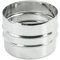 Manchon mâle/mâle en acier inoxydable pour conduits de cheminée D80 mm (inox D 180 mm)