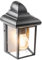 CGC Lighting Außenwandleuchte für den Außenbereich, Aluminium, traditionelle Laterne, LED, IP44, E27 (Schwarz traditionell)