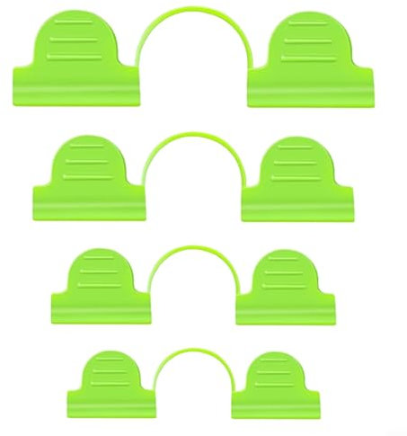 Sileduove Lot de 100 pinces de serre en plastique robuste pour une fixation sûre et une longue durée de vie (4 mm)