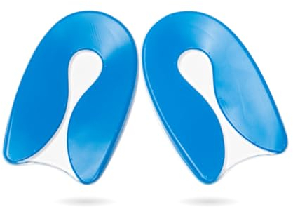 2 Stück Gel Fersenschutz Einlagen,fersenpolster Für Schuhe Fersensporn,gegen Druckschmerz Bei Fersensporn Fersenkissen U Form 40-46,orthopädische Geleinlagen Bequeme Profi Schuheinlagen. (40-46)