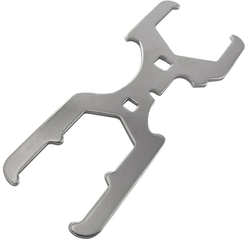 Plumbing Tools Sink Wrench - Portable Plumber's Sink Strainer Wrench | Multifunction Basin Wrench Tool | Lightweight Sink Nut Tightening Tool for Metal Slip Joint Nuts,Lock Nuts, Slip Joint Wing Nuts