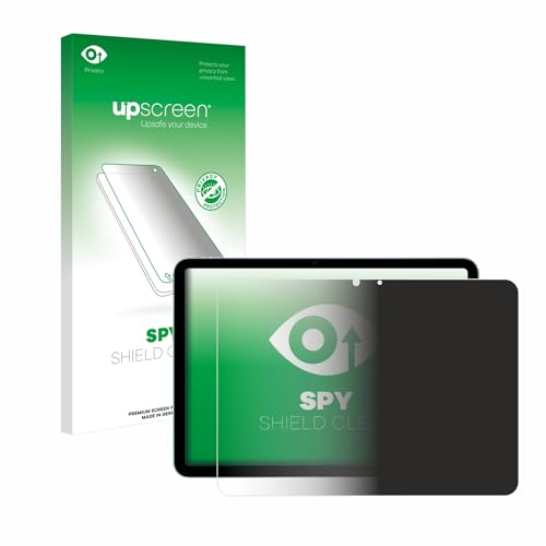 upscreen Anti-Spy Blickschutzfolie für Apple iPad Air 11 WiFi 2024 (im Querformat) Made in Germany, Privacy Folie [Blaulichtfilter]