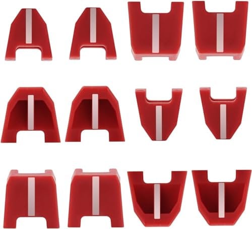 YETTAT 42-38-0017 No-Mar Pad Kit for Milwau-kee M-18 2746-20 Nailer Tip, 18Aa Nailer for Milwau-kee Nailers Bit, Set of 12