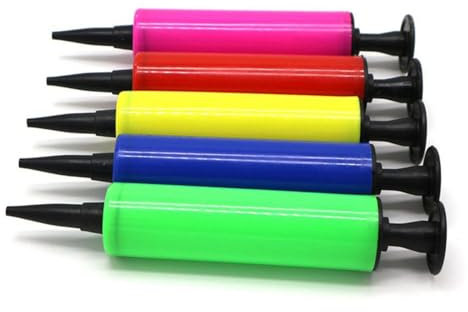 Bomba de balonmano – Inflador ligero, bomba de aire compacta | Bomba portátil para globos, manguera de extensión manual, pequeña bomba de mano para botes inflables, flotadores de piscina y