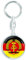 daged RD Porte-clés en métal avec effet 3D et autocollant RD, multicolore, 33mm