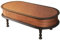 Xumh2024-3 Couchtisch Kaffeetisch Ovaler Couchtisch aus Massivholz for das Wohnzimmer, 1,2 m, Vintage-Teetisch, perfekt for klassisches oder modernes Dekor Sofatisch für Wohnzimmer