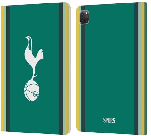 Head Case Designs Offizielle Tottenham Hotspur F.C. Third 2024/25 Ausweis-Set Leder-Wallet-Hülle Kompatibel mit Apple iPad Pro 11 2020/2021 / 2022