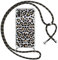 ZhuoFan Handykette Handyhülle für Samsung Galaxy A50/A30S/A50s Hülle mit Band, Transparent Aesthetic Leopard Muster Schutzhülle Silikon PC mit Kordel zum Umhängen Necklace Lanyard Case, 02
