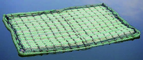 AquaForte – Isola galleggiante Pianta, rettangolare, 121 x 43 cm, adatto per 20 piante giovani