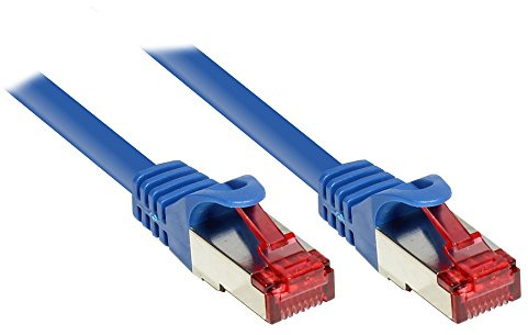 Good Connections Patchkabel, Cat. 6, S/FTP, PiMF, PVC, 250MHz, blau, 25m