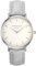 Rosefield Damen Uhr The Bowery: Roségold 38 mm Rundes Gehäuse - Graues Band BWGS-B10