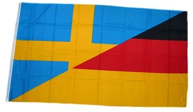 Fahne/Flagge Deutschland/Schweden NEU 90 x 150 cm
