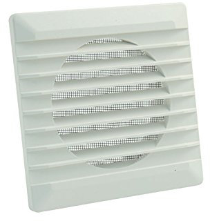 Marley Lüftungsgitter mit Fliegengaze 190 x 190 mm (411958)