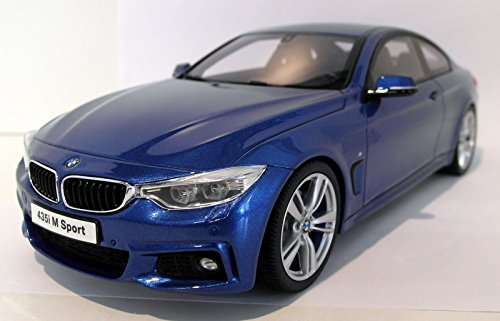 BMW 435i M-Sport, metallic-blau, Modellauto, Fertigmodell, GT Spirit 1:18