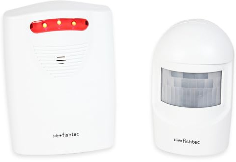 FISHTEC ® Bewegungsmelder, kabellos, Alarmton oder Gong