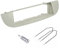Sound-way Single DIN Car Radio Frame Installation Kit, 1 DIN Front Panel Frame, Antenna Adapter, Release keys, compatible with FIAT 500 Cinquecento