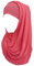 Lina & Lily Bubble Chiffon Damen Muslim Hijab Kopftuch Schal Turban, Stoff Leicht Undurchsichtig (Koralle)