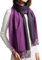 MaaMgic Schal Damen Zweifarbig Stola mit Baumwolle Pashmina Herbst Winter Mehrfarbige Deckenschal MEHRWEG dunkel lila