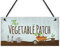 RED OCEAN Vegetable Patch Vegetable Garden Shed Sign Grandad Grandma Gardening Birthday Gift