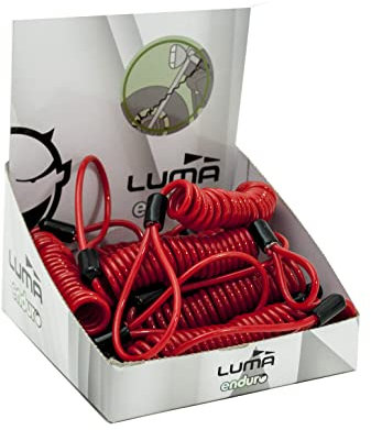 LUMA - Cable Recordatorio para antirrobos de Disco de Moto. Longitud 1,5 m. x 4 mm. de Grosor