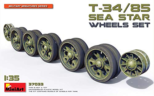 Miniart 1: 35 - T34/85 Sea Star Wheels Set