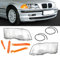 DM Autoteile Scheinwerferglas SET + PVC Werkzeug passt für E46 Limousine Touring 1998-01