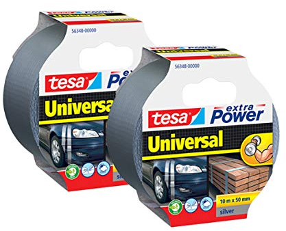 tesa Reparaturband extra Power (2x Silber)