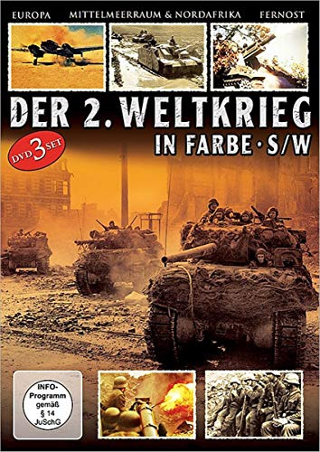 Panzer-Divisionen, Sturmtruppen, Panzer-Abwehr - Der 2. Weltkrieg in Farbe & schwarz-weiß [3 DVDs]
