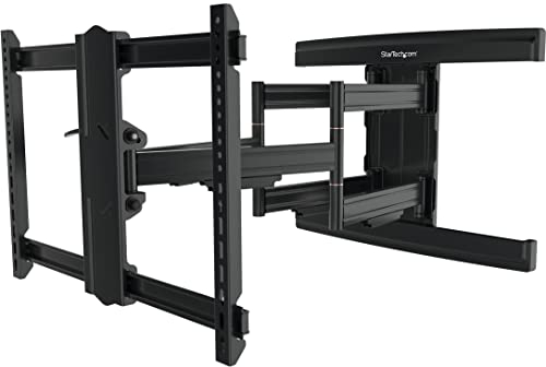 StarTech.com TV Wall Mount supports up to 100 inch VESA Displays - Low Profile Full Motion TV Wall Mount for Large Displays - Heavy Duty Adjustable Tilt/Swivel Articulating Arm Bracket (FPWARTS2)