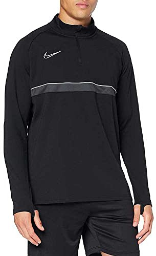 Nike Herren Academy 21 Drill Top Shirt, Black/White/Anthracite/White, L EU