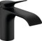 Hansgrohe 75013670 Vernis Blend Duschkopf 200 1 Strahlart wassersparend Mattschwarz Bain, Noir Mat, Hauteur sous Bec 80mm