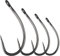Luroad 50pcs Barbless Carp Coarse Eyed Fishing Hook Size 2, 4, 6, 8, 10, Available in Teflon Coated Curved Shank Hook and Wide Gape Hook for Freshwater Saltwater (Hook size 6, Curved Shank)